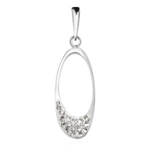 Сребърен медальон Guadalupe с кристали от Sw® Crystal