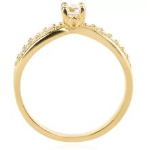 Дамски златен пръстен Queen Mary