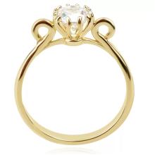 Дамски златен пръстен Queen Caroline
