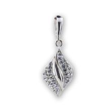 Сребърен медальон Amaya с кристали от Sw® Marilyn