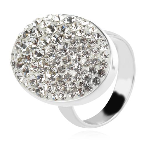 Сребърен пръстен с кристали от Sw®  SP624