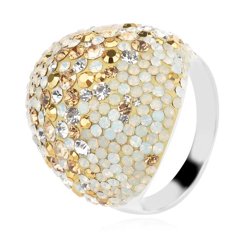Сребърен пръстен с кристали от Sw® Ocean Vintage